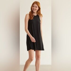 REITMANS “Signature” Ribbed Black Sleeveless Tank Swing Dress / XXL